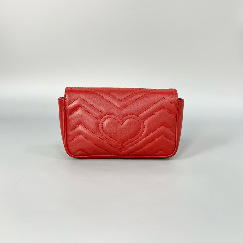 Gucci Marmont Mini Red Crossbody Bag