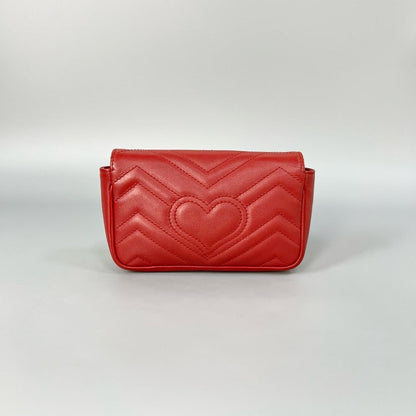 Gucci Marmont Mini Red Crossbody Bag