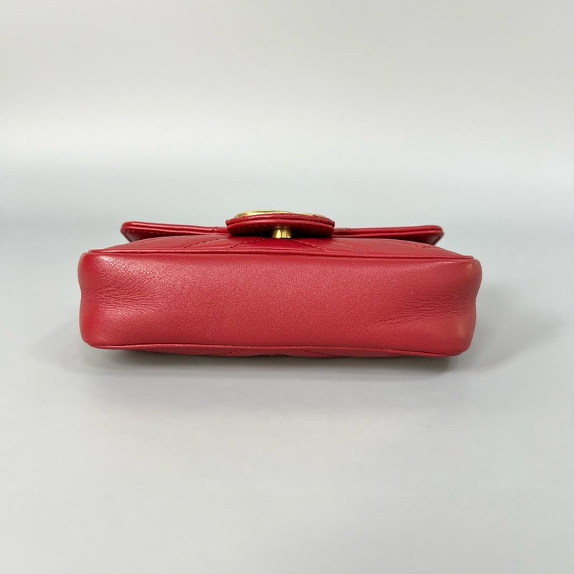 Gucci Marmont Mini Red Crossbody Bag