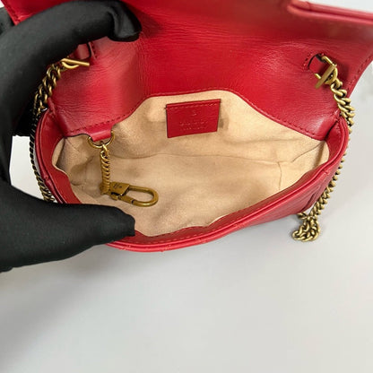 Gucci Marmont Mini Red Crossbody Bag