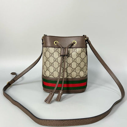 Gucci Ophidia Mini Beige Crossbody Bag