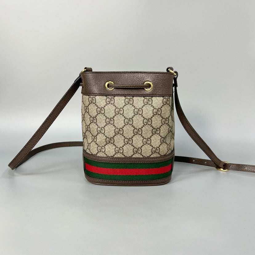 Gucci Ophidia Mini Beige Crossbody Bag