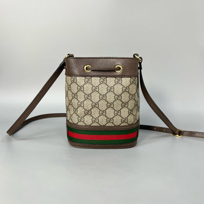 Gucci Ophidia Mini Beige Crossbody Bag