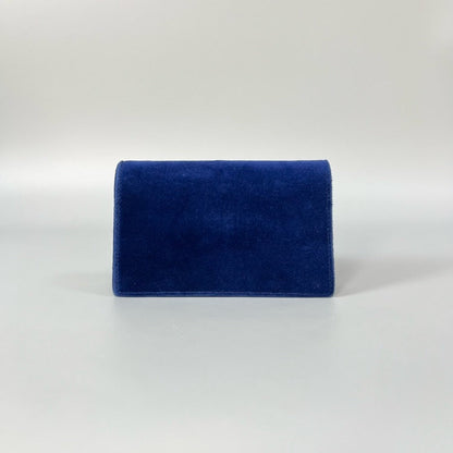 Gucci Dionysus Mini Velvet Crossbody Blue