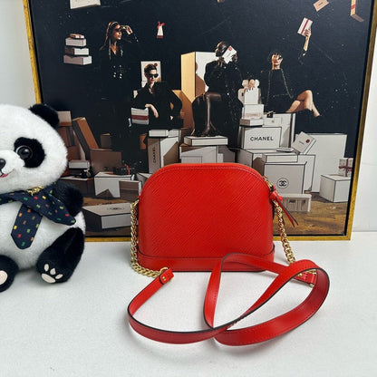 Louis Vuitton Alma BB Red Crossbody Bag