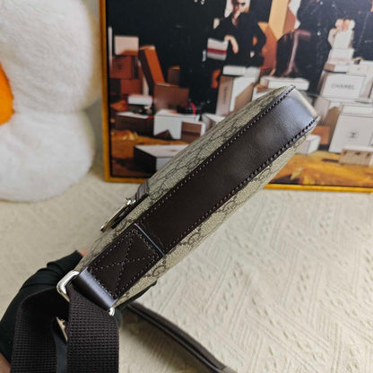Gucci GG Supreme Beige Crossbody Bag