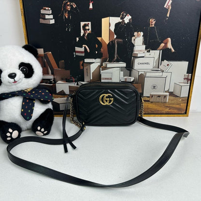 Gucci Marmont Black Crossbody Bag