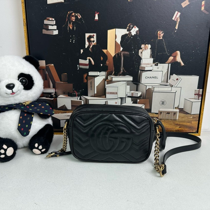 Gucci Marmont Black Crossbody Bag