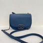 Chanel Blue Leather Flap Shoulder Bag