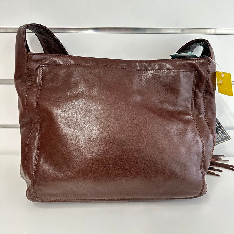 Chanel Crossbody Bag 2757 in Brown Leather