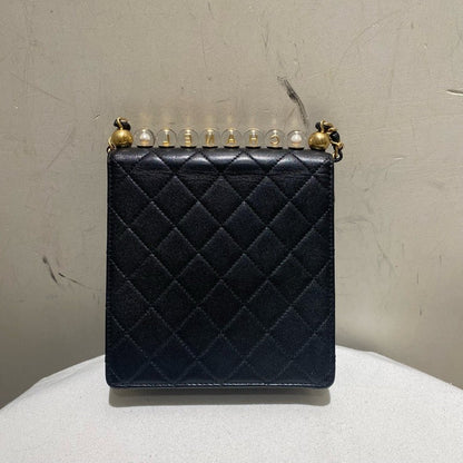 Chanel Limited Edition Black Gold Crossbody Bag