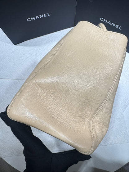 Chanel Caviar Beige Luxury Handbag Style 2