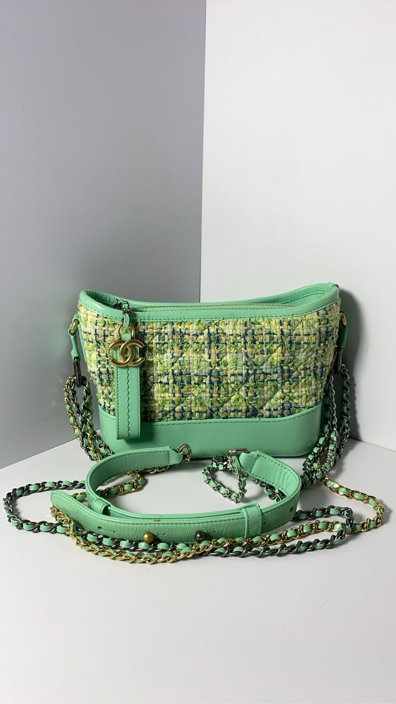 Chanel Gabrielle PM Mint Green Crossbody Bag