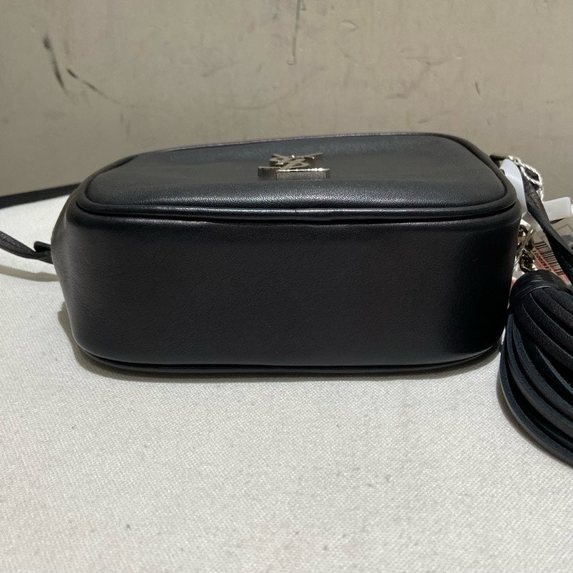 YSL Camera Bag Tassels Crossbody Bag in Black Leather