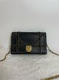 Christian Dior Rama Studded Black Crossbody Bag
