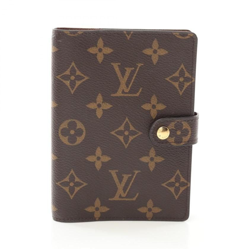 LOUIS VUITTON Agenda PM Monogram Notebook Cover Brown - PVC