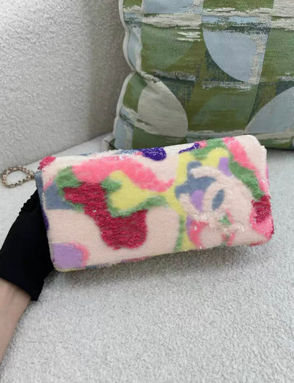 Rare Chanel 21S Cf Limited Sequin Baguette Bag