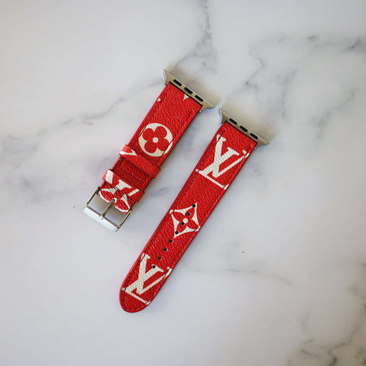 Red Apple Watch Bands Fashion Design
