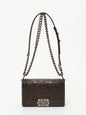 Chanel Brown Calfskin Dallas Cordoba Small Boy Bag