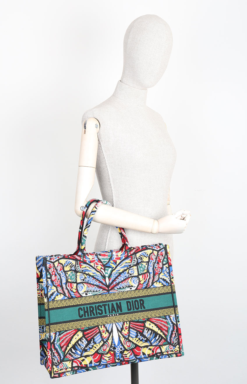 Dior Book Tote Canvas Tote Bag