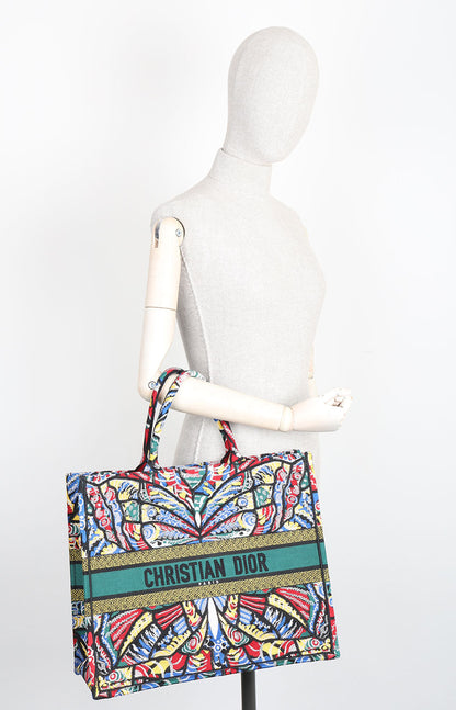Dior Book Tote Canvas Tote Bag