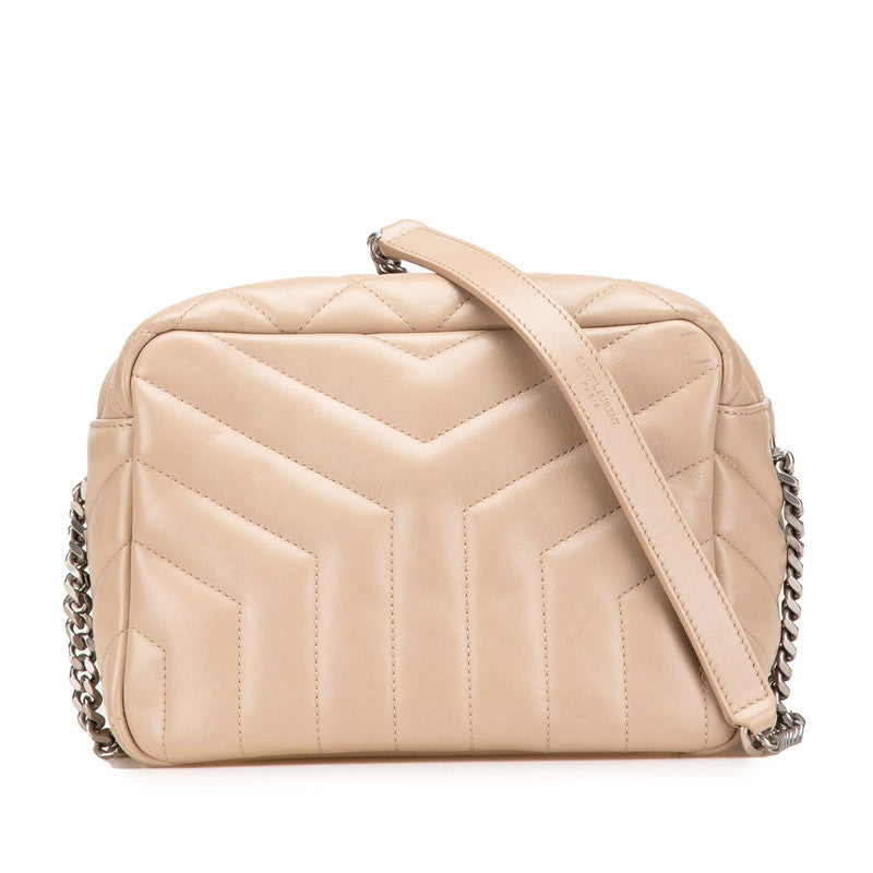 Saint Laurent Loulou Leather Red Shoulder Bag Leather