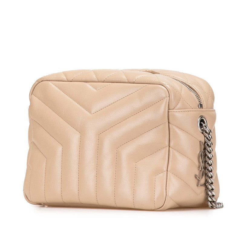 Saint Laurent Loulou Leather Red Shoulder Bag Leather