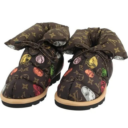Louis Vuitton Monogram Nylon Snow Boots