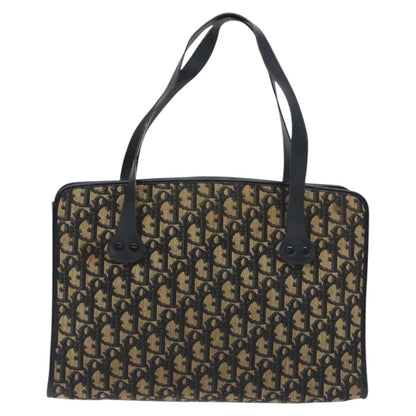 Christian Dior Trotter Shoulder Bag Canvas Navy Canvas Shoulder Bag Bag Style 3