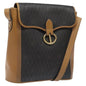 Christian Dior Honeycomb Flap Crossbody Bag Canvas And Leather Black Canvas Bag