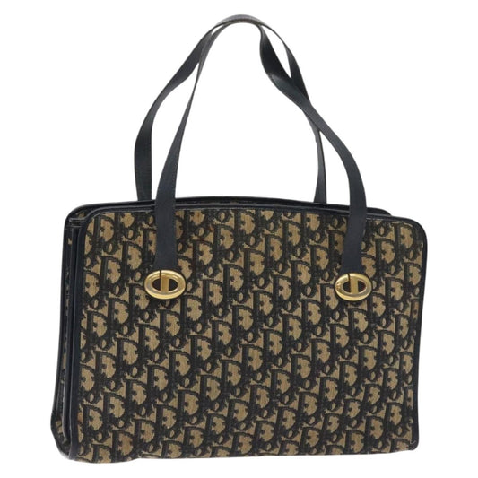 Christian Dior Trotter Shoulder Bag Canvas Navy Canvas Shoulder Bag Bag Style 3