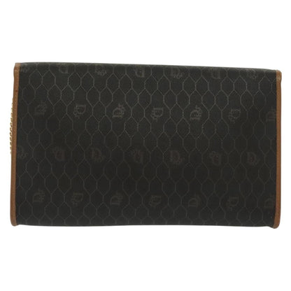 Christian Dior Honeycomb Chain Canvas Black Canvas Bag ()