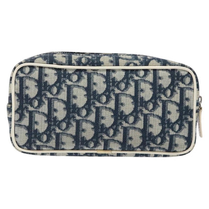 Christian Dior Trotter Pouch Diorissimo Canvas Navy Canvas Clutche & Pouche Bag ()