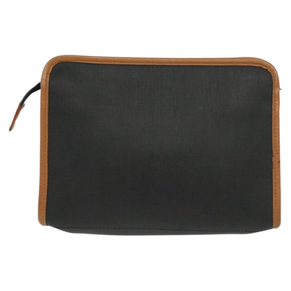 Christian Dior Homme Zip Around Pouch Leather Black Pvc Clutche Pouche Bag