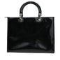 Dior Lady Dior Leather Black Handbag Leather