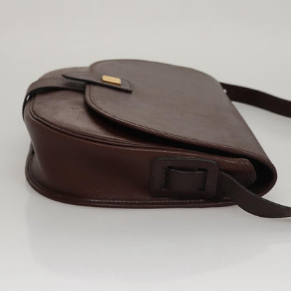 Christian Dior Trotter Shoulder Bag Canvas Burgundy Leather Shoulder Bag Bag