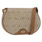 Christian Dior Honeycomb Flap Crossbody Bag Coated Canvas Beige Canvas Bag Canvas