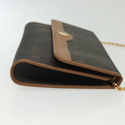 Christian Dior Honeycomb Chain Canvas Black Canvas Bag ()