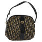 Christian Dior Trotter Shoulder Bag Canvas Black Canvas Bag