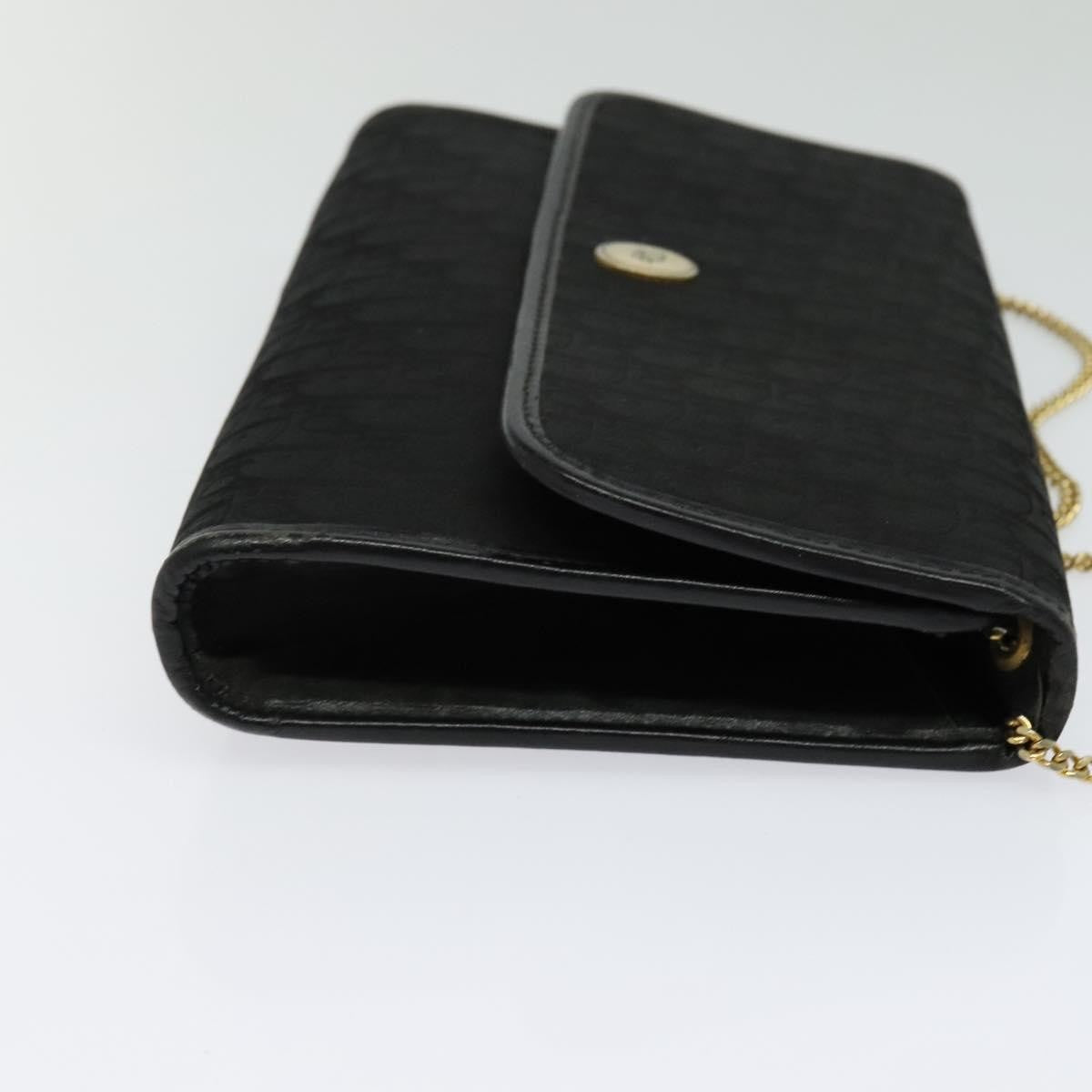 Christian Dior Trotter Crossbody Bag Canvas Black Canvas Shoulder Bag Bag Canvas