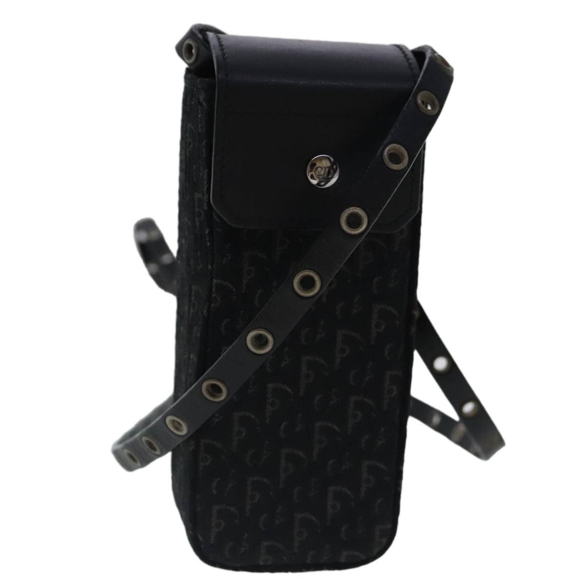 Christian Dior Trotter Pouch Diorissimo Canvas Black Canvas Clutche Pouche Bag