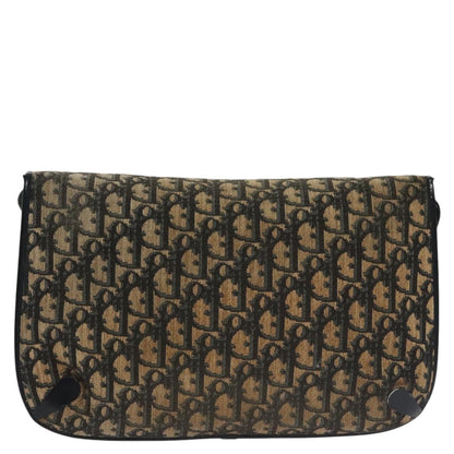 Christian Dior Trotter Shoulder Bag Canvas Navy Canvas Shoulder Bag Bag ()