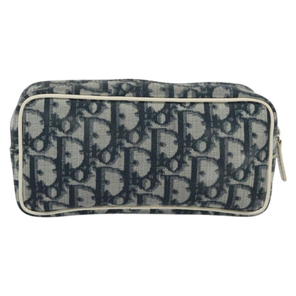 Christian Dior Trotter Pouch Diorissimo Canvas Navy Canvas Clutche & Pouche Bag ()