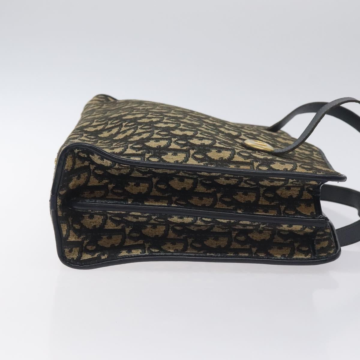 Christian Dior Trotter Shoulder Bag Canvas Navy Canvas Shoulder Bag Bag Style 3