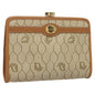 Christian Dior Honeycomb Zip Pouch Coated Canvas Beige Pvc Clutche Pouche Bag Canvas