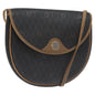 Christian Dior Honeycomb Flap Crossbody Bag Coated Canvas Black Canvas Bag