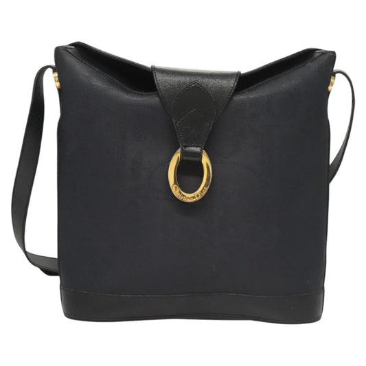 Christian Dior Trotter Shoulder Bag Canvas Navy Canvas Shoulder Bag Bag Style 2