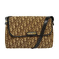Christian Dior Trotter Flap Shoulder Bag Canvas Brown Canvas Bag ()