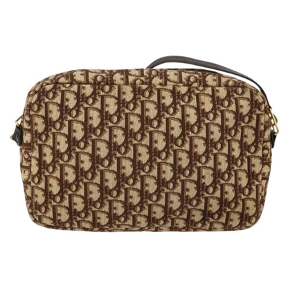 Christian Dior Trotter Crossbody Bag Diorissimo Coated Canvas Brown Canvas Shoulder Bag Bag