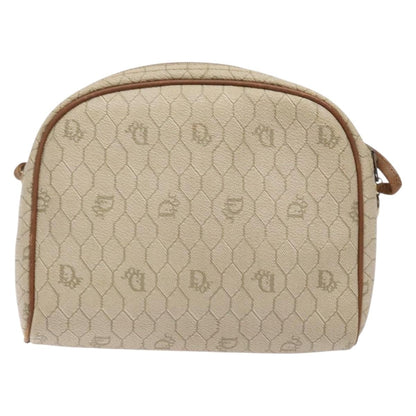 Christian Dior Honeycomb Shoulder Bag Canvas Beige Canvas Bag ()
